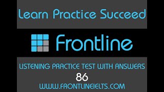 IELTS LISTENING PRACTICE TEST 86 WITH ANSWER