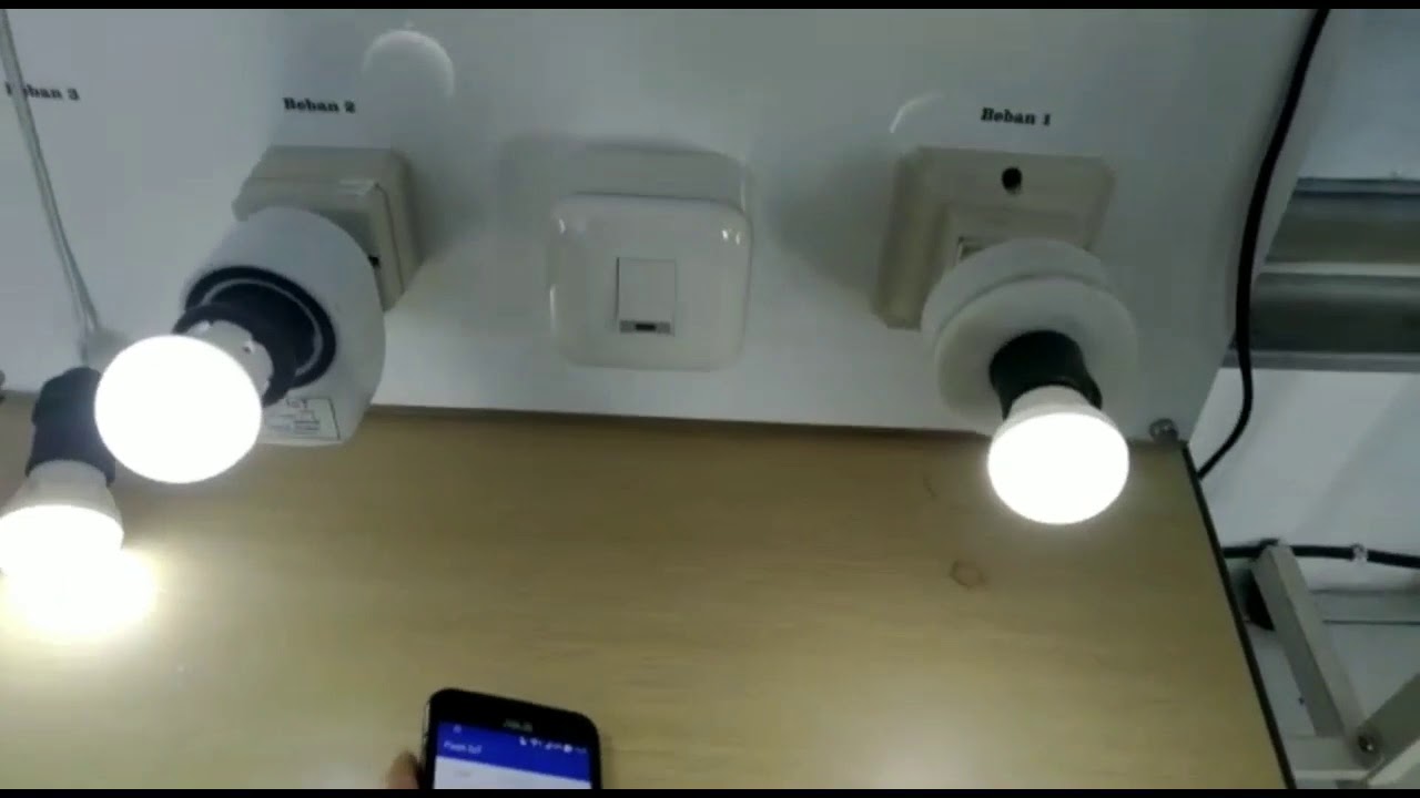 project monitoring kwh meter dan kontrol lampu
