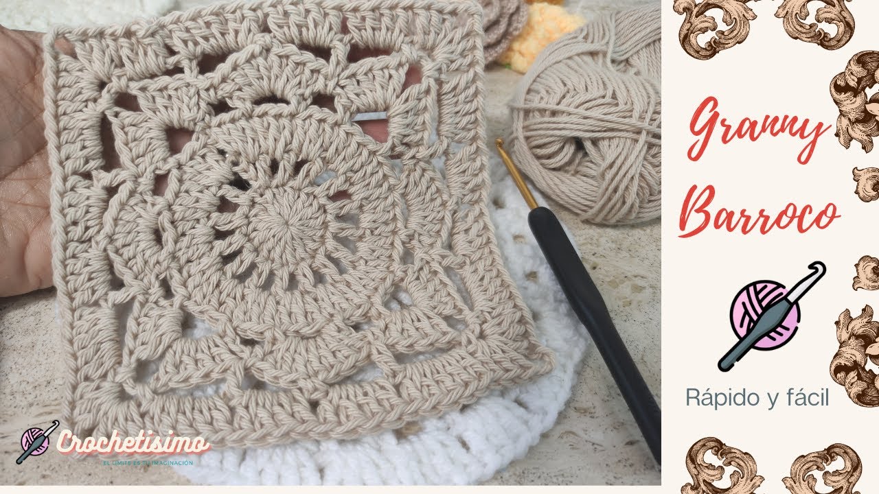 Muy simple! ¡Gran idea con hilo a crochet patrón para principiantes 
