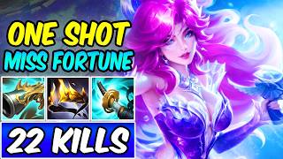 FULL ONE-SHOT MISS FORTUNE MID PENTAKILL UNOFFICIAL | MF Build & Runes S16 How To Play Miss Fortune Update