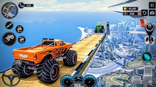 Monster Truck Mega Ramp Impossible Driver - Car Extreme Stunts GT Racing - Android GamePlay screenshot 4