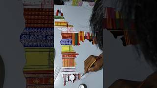 mini vlog assam map ✌️ colouring of traditional attire