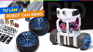 Tự làm ROBOT CÂN BẰNG tránh vật cản - điều khiển qua điện thoại - Nghiên cứu PID