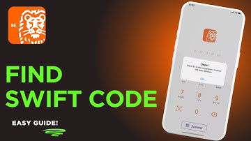 How To Find Swift Code Of ING Belgium !