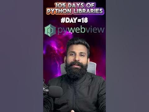 Day 18: pywebview - Web-Based Desktop Apps in Python #pythonlibraries ...