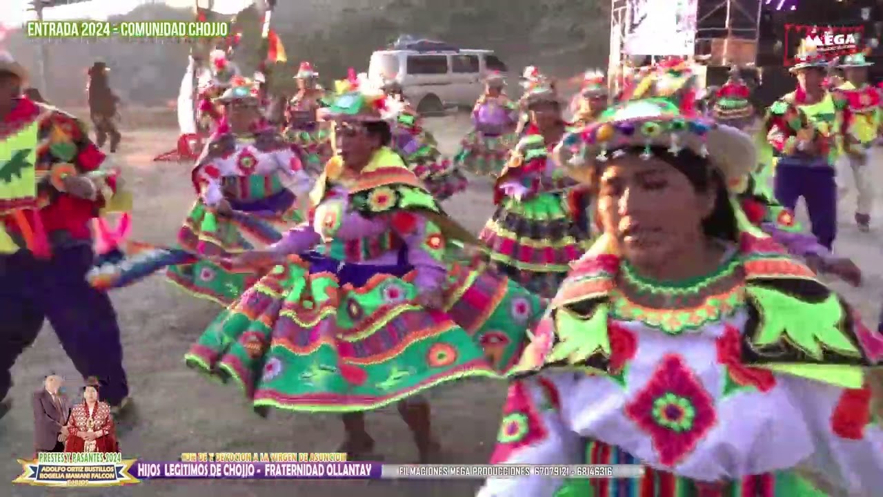Entrada Folclórica 2024 FRATERNIDAD OLLANTAY Hijos Legítimos de CHOJJO - Prov. Murillo
