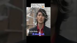 Cute hand moments with Shohei miura 🥰🥰 #anime #bts #harumamiura #gokusen #straykids #japan #viral