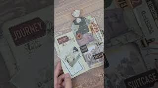 Mini Folio - Using 6x6 Single sided paper. #junkjournal