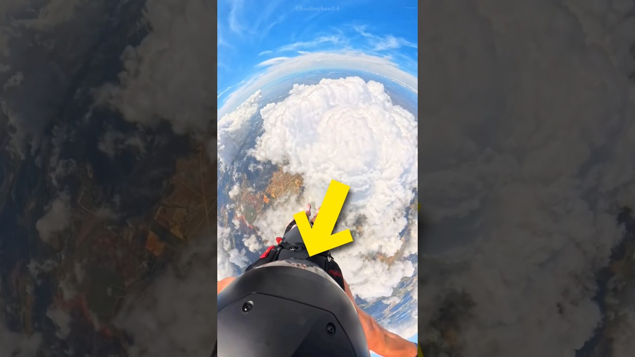 This Skydiver Made a Terrible Decision Inside the Clouds!