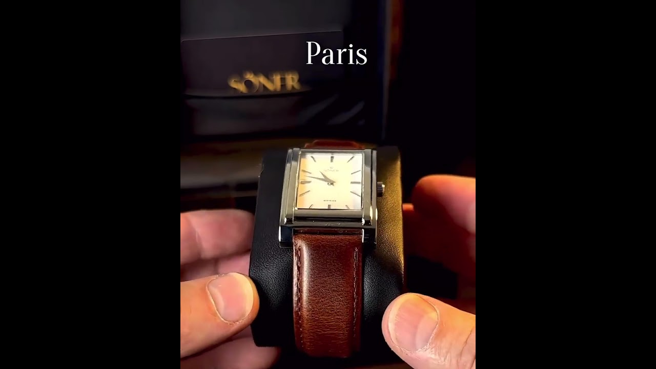 Wrist Watch: Nostalgia Paris - Maybe the most interesting tank watch today?
