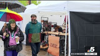 Deep Ellum Community Arts Fair goes on rain or shine | NBCDFW