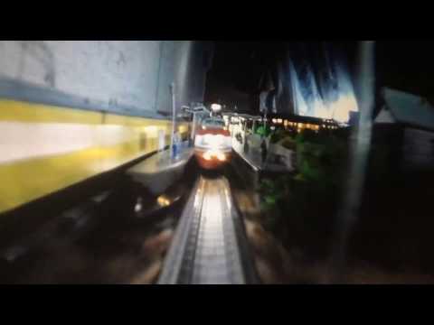 N-Scale  Nゲージ　車載カメラ。ちょっと怖さと芸術性を演出してみました！