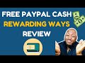 Rewarding Ways Review | Earn Free Easy PayPal Money?