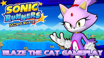 Sonic Runners [Android / Version 1.1.2t] - Blaze the Cat Gameplay Showcase