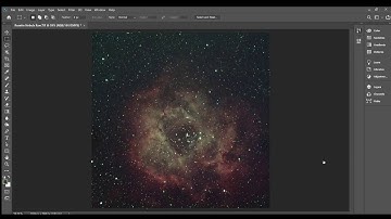 Rosette Nebula Photoshop Image Processing