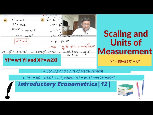 [Econometrics] Scaling and Units of Measurement | 12 |