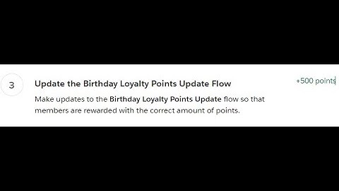 Flow Fundamentals Superbadge Unit || Update the Birthday Loyalty Points Update Flow #132 #31_03_2023