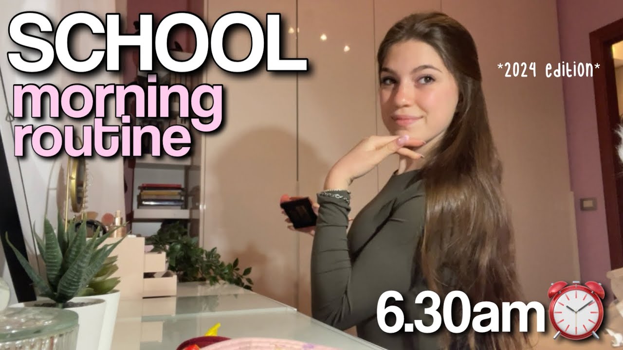 6.30am SCHOOL morning routine *2024 edition* ⏰📚✨ || SZ