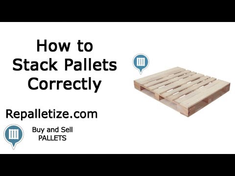 Video: Jak skládáte palety?