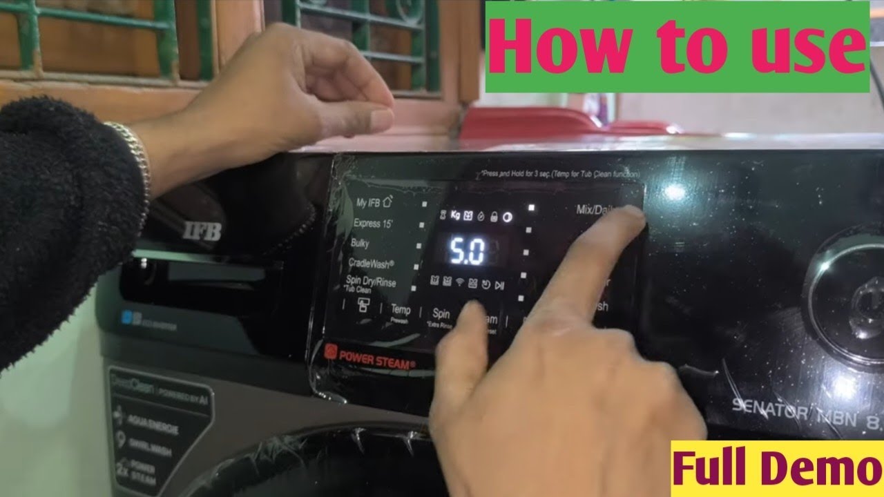 IFB front load washing machine Demo 💥how to use IFB Front Load washing machine | IFB washing machine