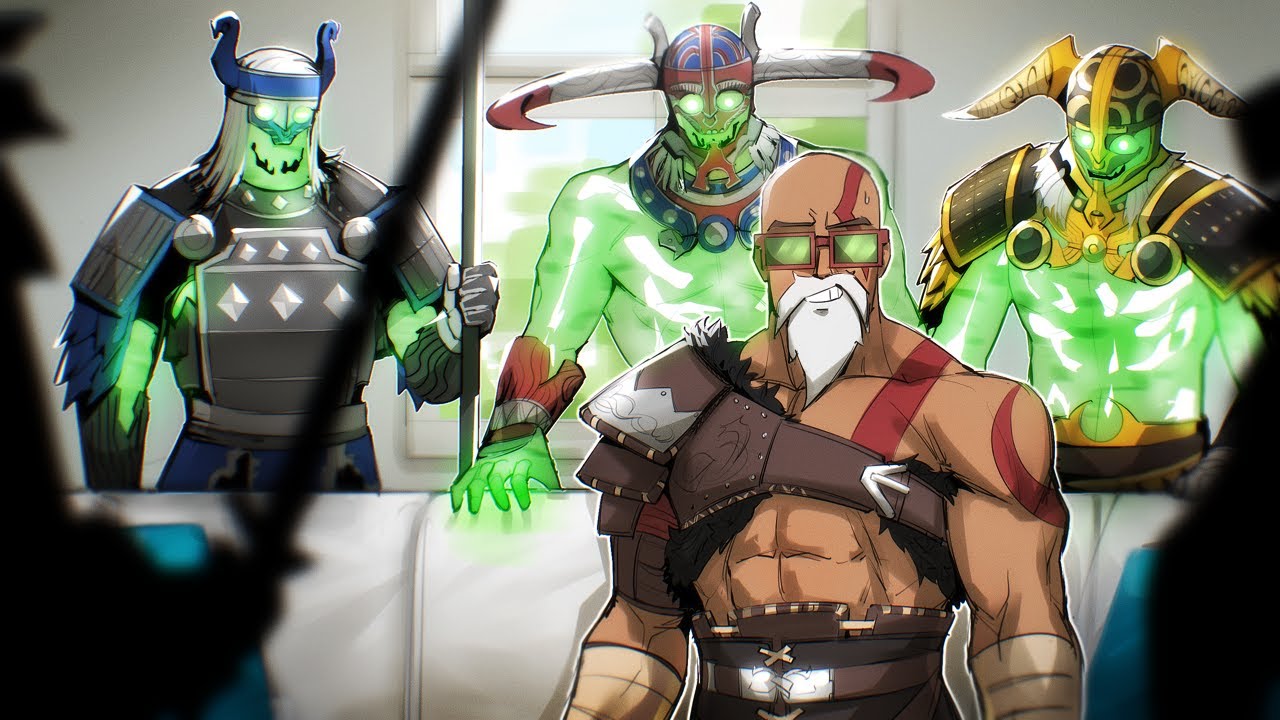 12 Berserkers 1 Kratos