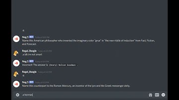 Neg 5: A Quizbowl Discord Bot