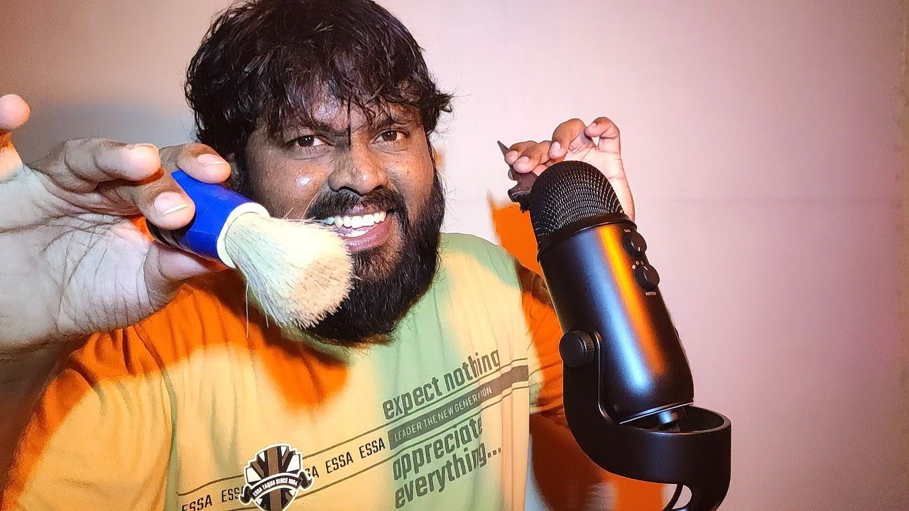 Face And Mic Brushing ASMR
