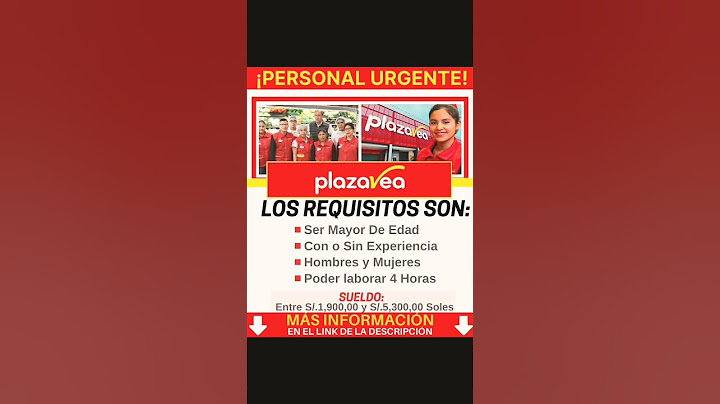 trabajo en plaza Vea #bolsadeempleo #empleo #convocatorias #jobsearch #trabajos