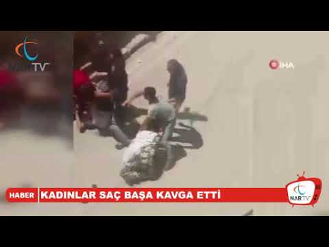 KADINLAR SAÇ BAŞA KAVGA ETTİ