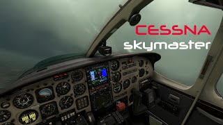 MSFS Cessna Skymaster Chicago Midway to Milwaukee IFR (full flight)