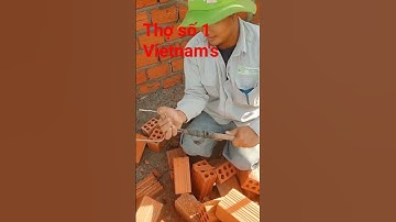 anh thợ ra tay đưa gạch lên giàn #contructions