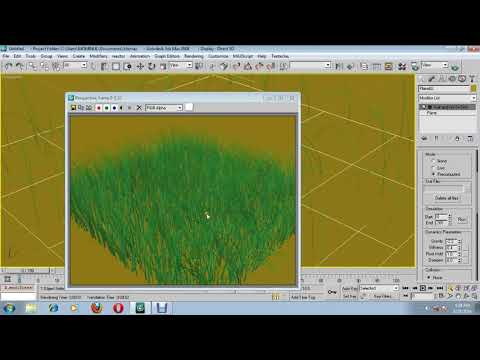 Realistic Grass Making & Animate by 3ds max - YouTube