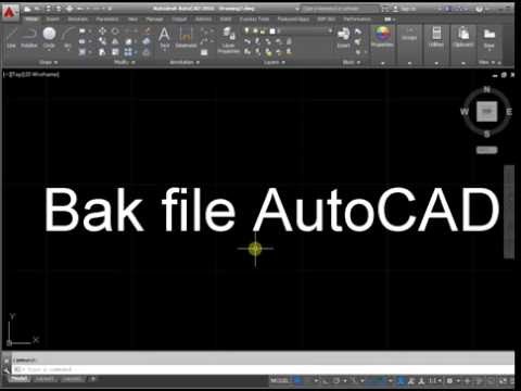 Bak file AutoCAD