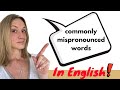 Commonly mispronounced words in English #3