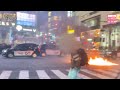Man in 50s arrested for starting fire at Shibuya Scramble Crossing in Tokyo