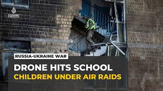 Russian drone hits Kyiv school minutes after children reach shelter