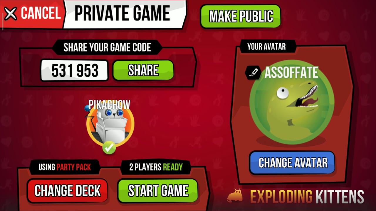 Exploding kittens - He's being friendly, that's all. - YouTube