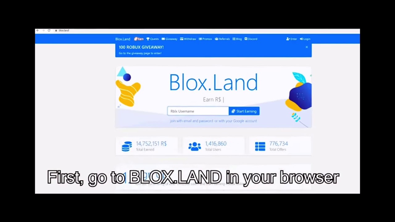 How to get offers in blox.land 