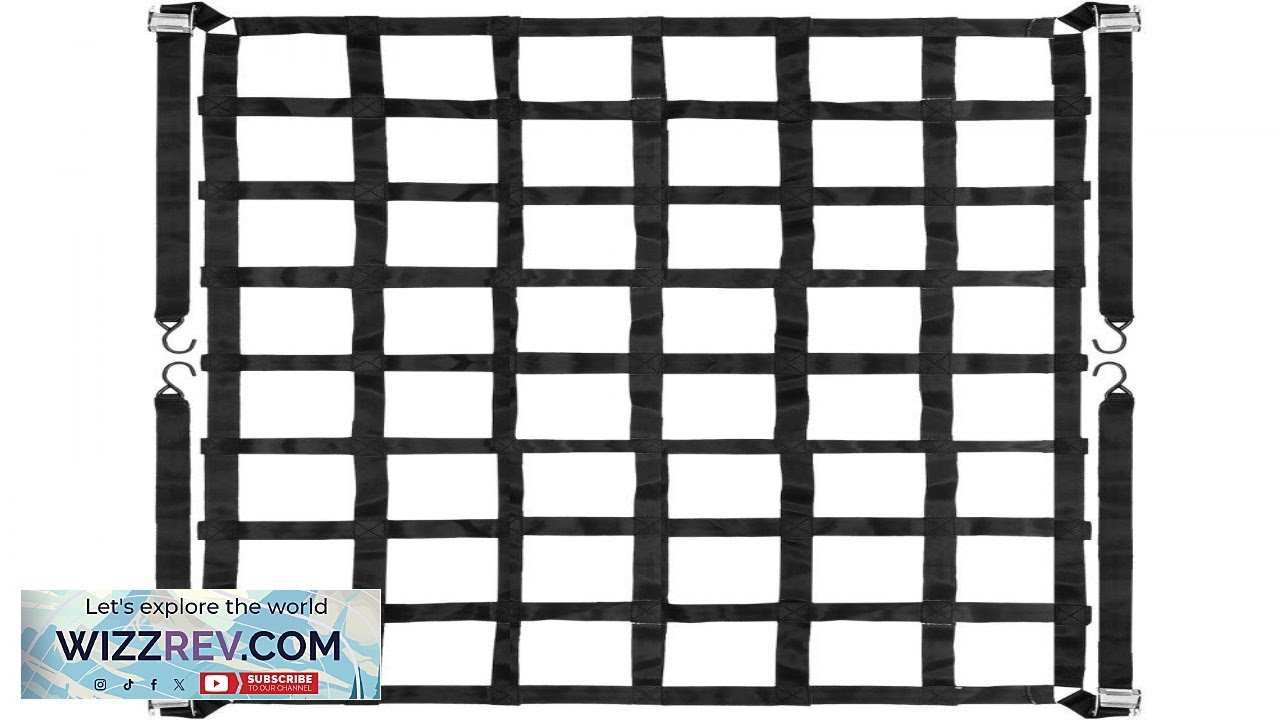 Truck Bed Cargo Nets for Pickup Trucks with S Hooks