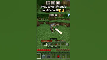How to get Friends in Minecraft😎👌 #shorts