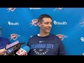 Thunder coach Mark Daigneault talks improvements ahead of Round 2