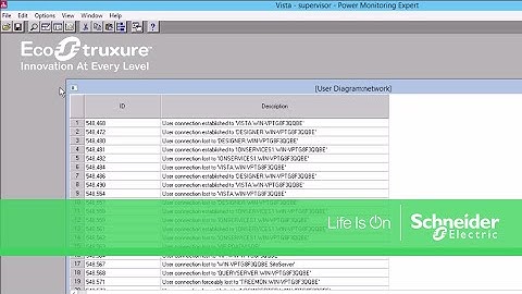 Viewing System Events in EcoStruxure™ Power Monitoring Expert Vista | Schneider Electric Support