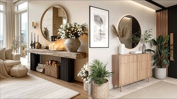 Best Console Table Decor Ideas for a Chic & Modern Entryway | Entryway Table Design Ideas