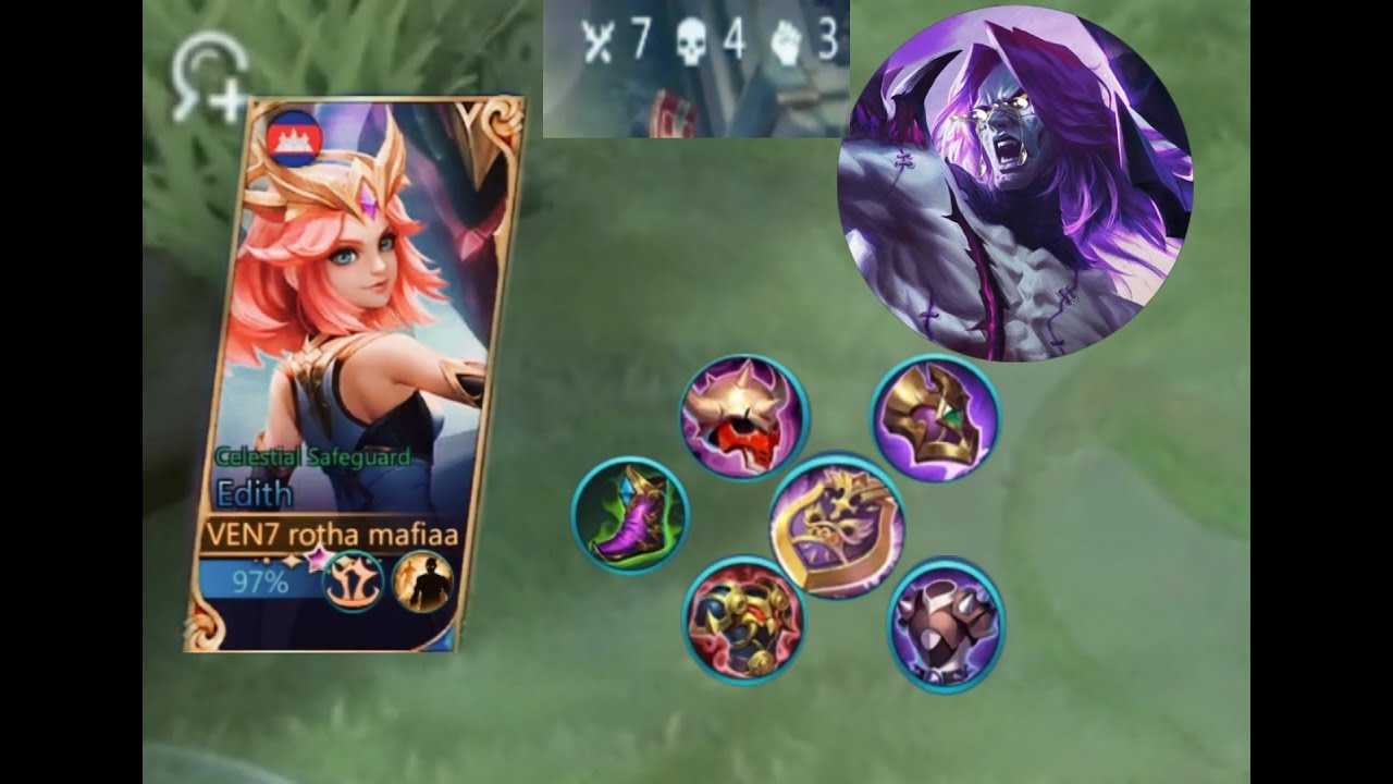 Edith Mobile Legends , Edith Gameplay Best Build And Skill Combo - Mobile  Legends Bang Bang - BiliBili