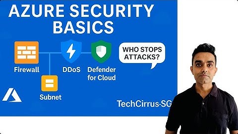 Azure Security Basics: Azure Firewall, DDoS Protection & Defender for Cloud Explained (AZ-900)