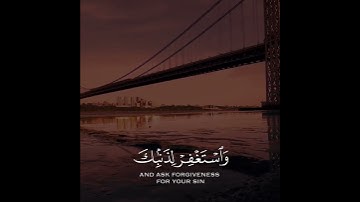 فاصبر إن وعد الله حق واستغفر لذنبك وسبح بحمد ربك بالعشي والإبكار #سورة_غافر #الشيخ_ياسر_الدوسري