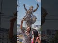 हम लोग अपने बाजार के बीचो बीच सुंदर से बड़ा सा बजरंगबली की मूर्ति बना रहे हैं #love #shortvideo