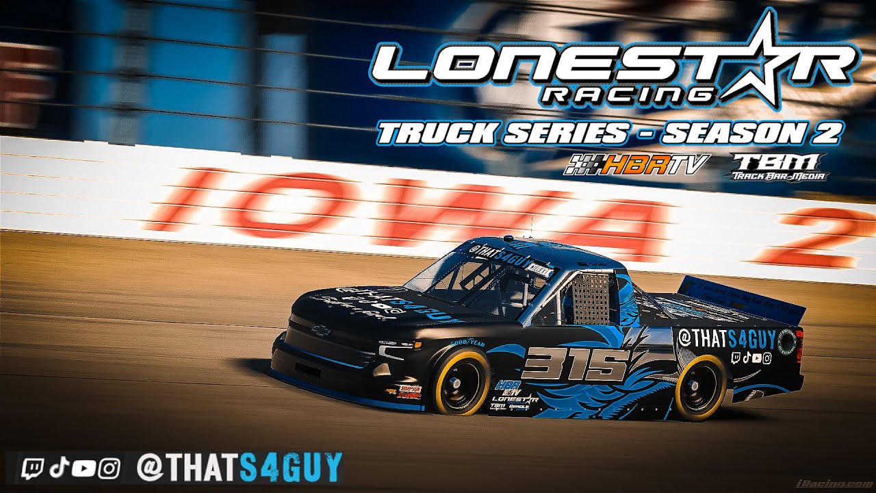 LSR Truck Series at IOWA 150 laps - YouTube