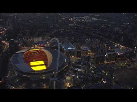 Wembley Park Flyover, 2020 - video from Quintain