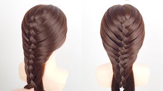 Simple hairstyle for girls | Open hair hairstyle | Hair style girl for wedding | Easy hairstyle